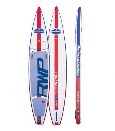 copy of Fb'R Pro V 14' x 29 Blue - Woven construction - REDWOODPADDLE Stand up paddle TOURING / RACE PRO