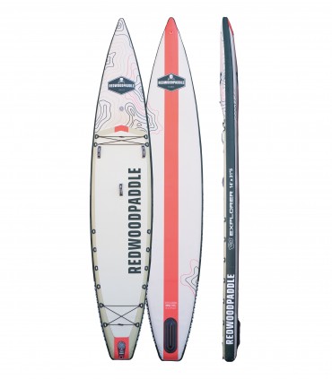 Explorer double chambre 14' x 31'5 - Redwoodpaddle - Stand Up Paddle Gonflable BALADE / COURSE PRO