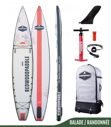 Explorer double chambre 14' x 31'5 - Redwoodpaddle - Stand Up Paddle Gonflable BALADE / COURSE PRO