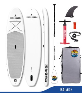 Pack Funbox 10’7 Starter + pagaie - Paddle gonflable balade pas cher