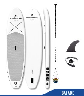 Pack Funbox 10’7 Starter + paddle - Inflatable SUP low cost