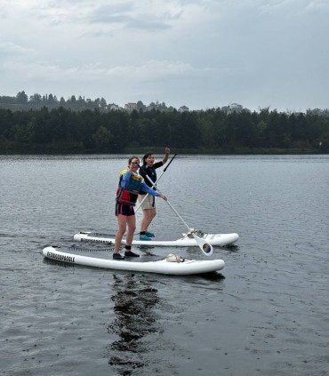 copy of 10'7 Starter + Alu paddle - Inflatable Stand up paddle ALLROUND STARTER