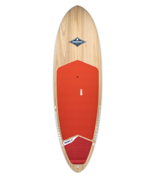 PHENIX 9' NATURAL - Board Stand up paddle SUP surf rigide bois