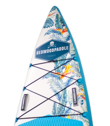 12'6 x 31'5 Caribbean - SUP Redwoodpaddle gonflable Balade / Course Pro