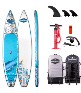 Redwoodpaddle - Stand up paddle Gonflable - Funbox Pro 12'6 Explorer SUP Gonflable