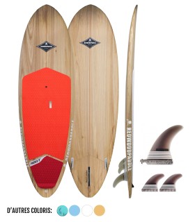 PHENIX 10'6 NATURAL - Board Stand up paddle SUP surf rigide bois Balade / Surf