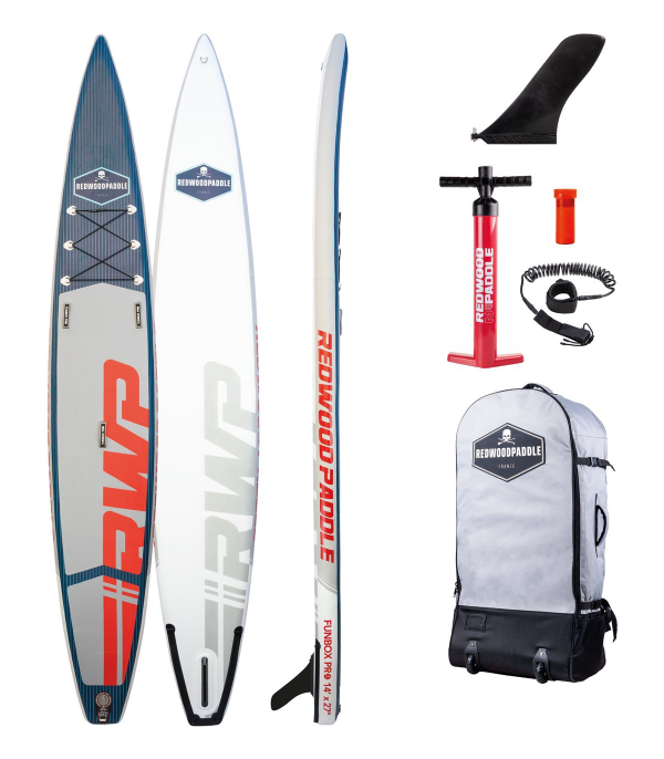 Funbox Race 14' x 27 - Board stand up paddle SUP gonflable Race redwoodpaddle