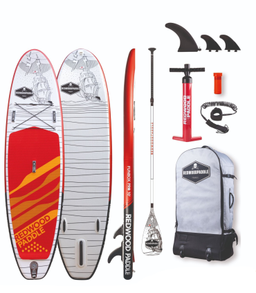 Pack SUP 10' + Paddel RED - Redwoodpaddle