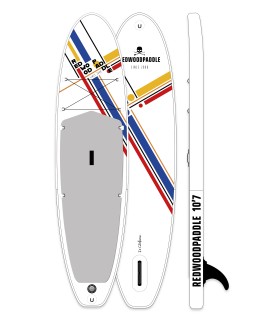 10'7 Allemagne gonflable - Stand up paddle Redwoodpaddle