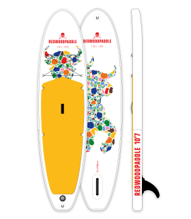 10'7 Espagne gonflable - Stand up paddle Redwoodpaddle