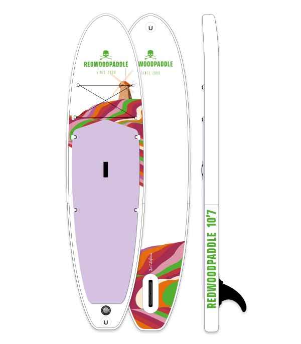 10'7 Pays-Bas gonflable - Stand up paddle Redwoodpaddle Balade Classic