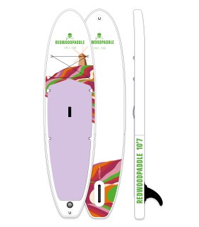 10'7 Pays-Bas gonflable - Stand up paddle Redwoodpaddle