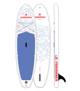 10'7 Paris gonflable - Stand up paddle Redwoodpaddle