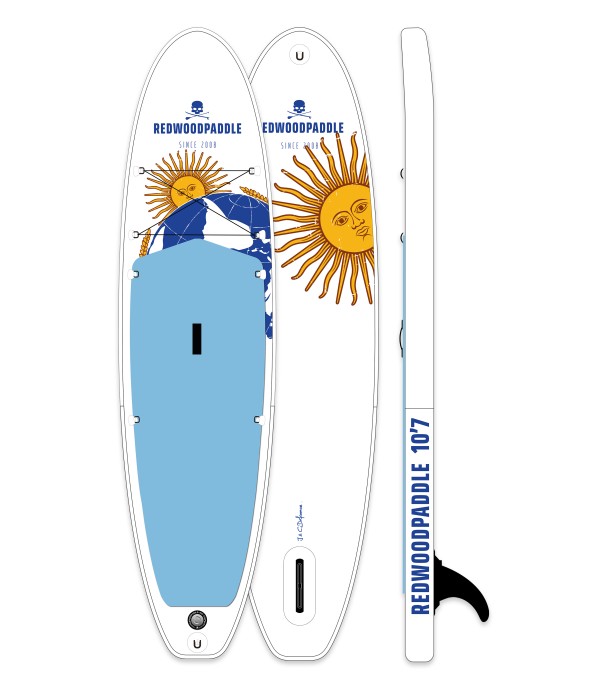 nadmuchiwane wiosło argentyńskie 10'7 - wiosło stojące Redwoodpaddle gonflables