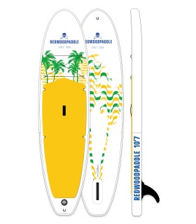 10'7 Brésil gonflable - Stand up paddle Redwoodpaddle