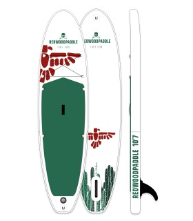 10'7 Mexique gonflable - Stand up paddle Redwoodpaddle