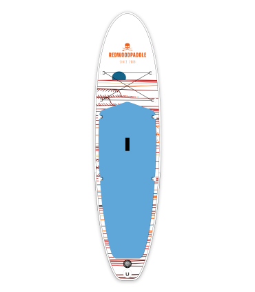 10'7 Miami gonflable - Stand up paddle Redwoodpaddle Balade Classic