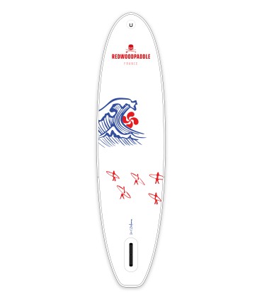 10'7 Côte basque gonflable - Stand up paddle Redwoodpaddle Balade Classic