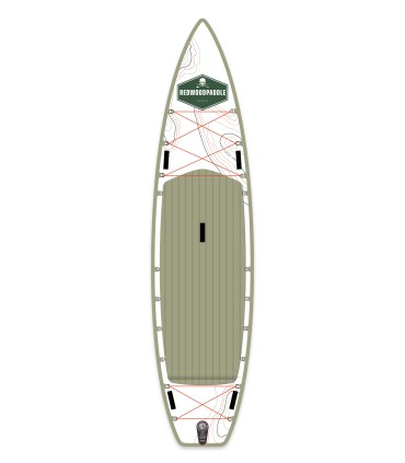 Funbox Pro 11'6 x 33 Explorer - Aufblasbares SUP Stand Up Paddle Board