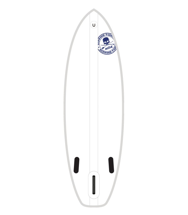 9'6 Wide gonfiabile paddle - Stand up paddle Redwoodpaddle gonflables