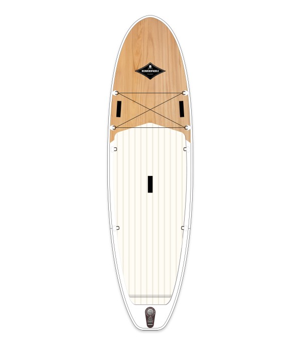 10' Wood aufblasbar - Stand up paddle Redwoodpaddle Balade / Surf Pro