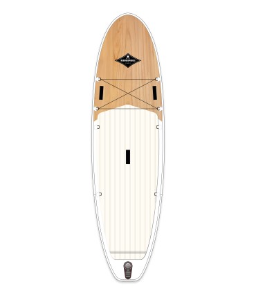 10' Wood gonflable - Stand up paddle Redwoodpaddle Balade / Surf Pro