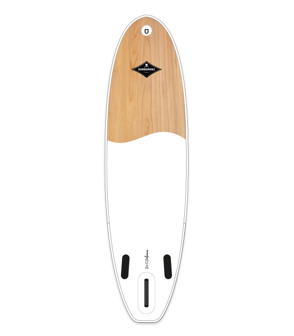 10' Wood gonflable - Stand up paddle Redwoodpaddle Balade / Surf Pro