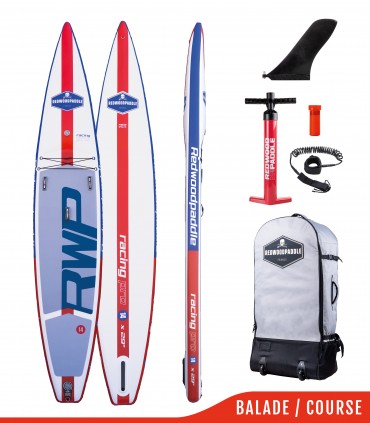 Racing pro V doble ch 14' x 29' - SUP Redwoodpaddle Balade / Course Pro