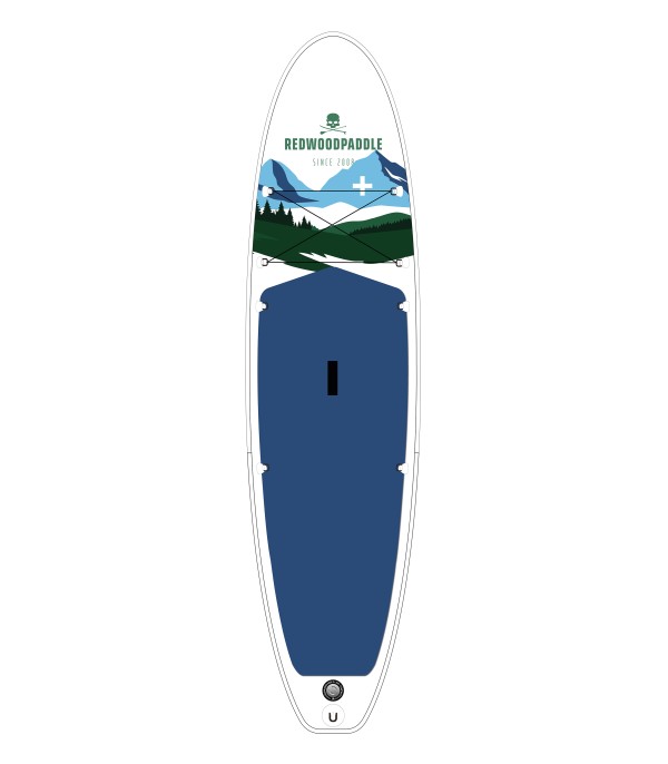 10'7 Suisse gonflable - Stand up paddle Redwoodpaddle redwoodpaddle