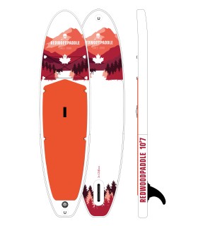 10'7 Canada gonflable - Stand up paddle Redwoodpaddle